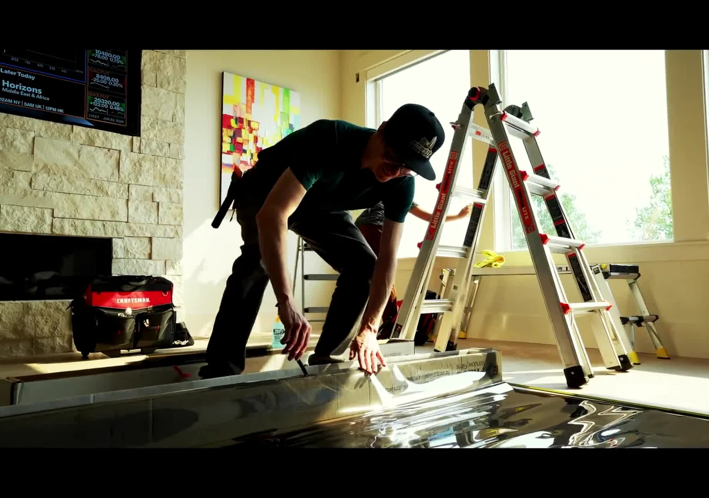 Residential window film install