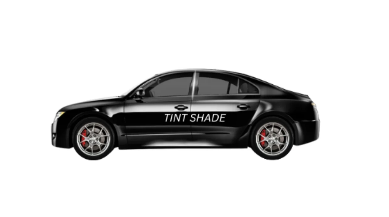 Same car with 35% window tint